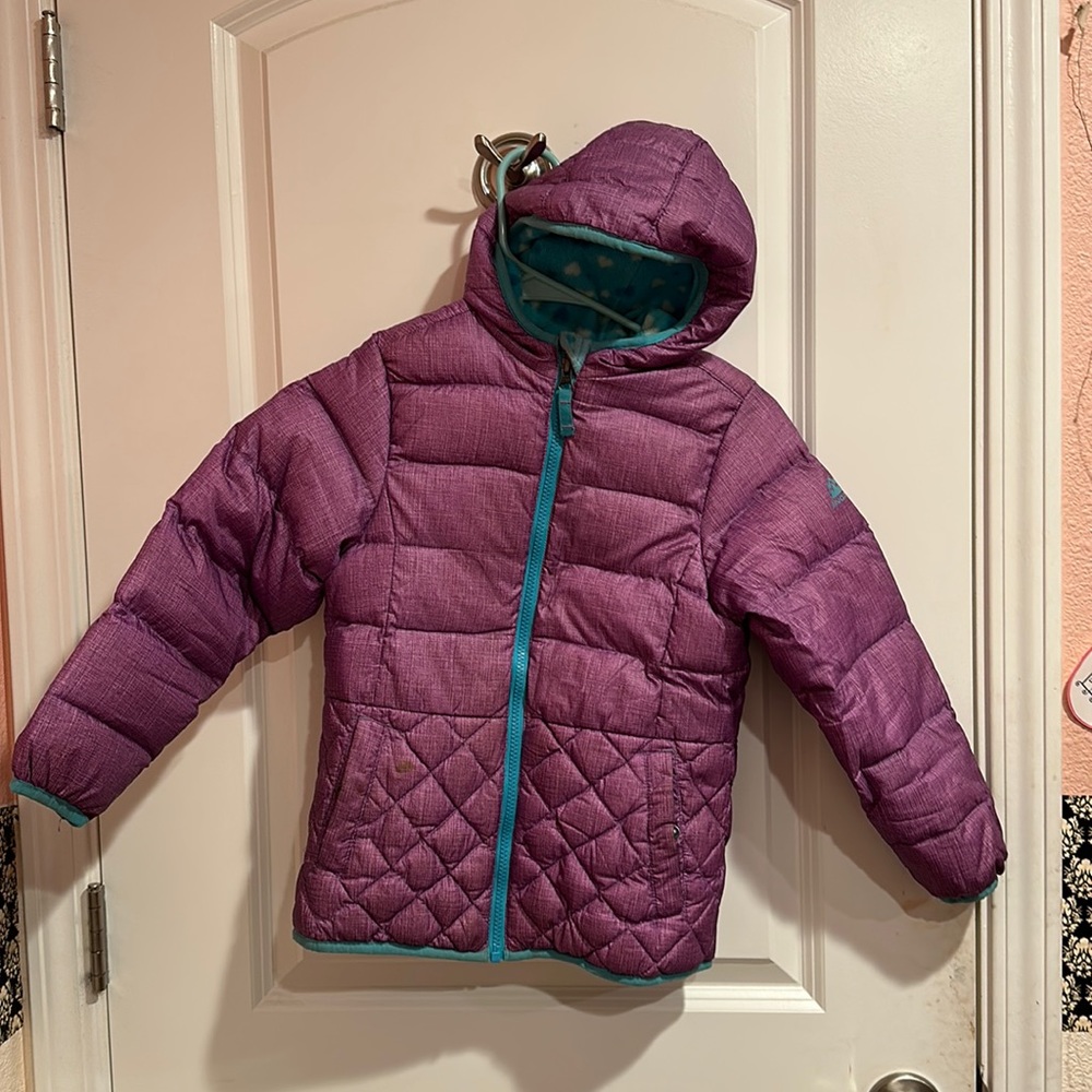 Quilted purple snozu kids jacket